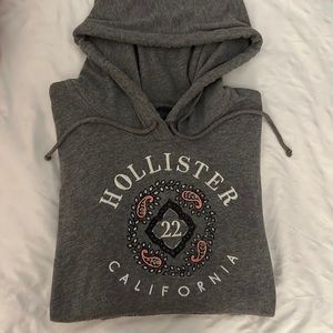 Grey Hollister Hoodie